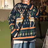 ゆったりとしたスラウチなクリスマスセーター